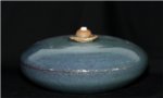 Copper Blue, paraffin lamp, smokeless oil lamp, ceramic art